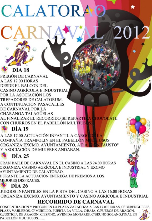 Programa Carnaval 2012